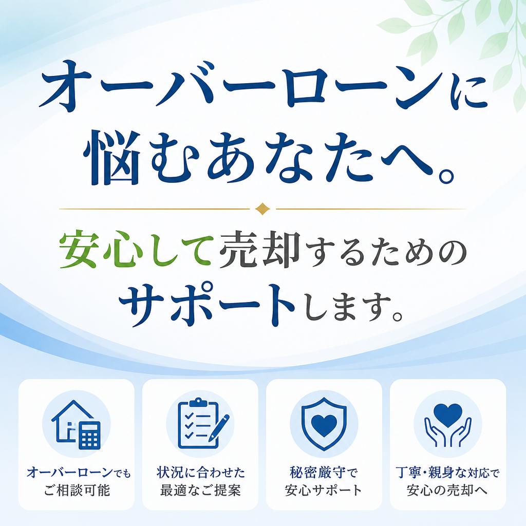 （名古屋版）ローンの残債よりも売値が安い…オーバーローン！