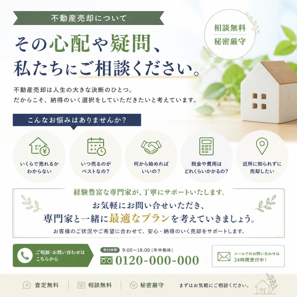 まずはご相談を！