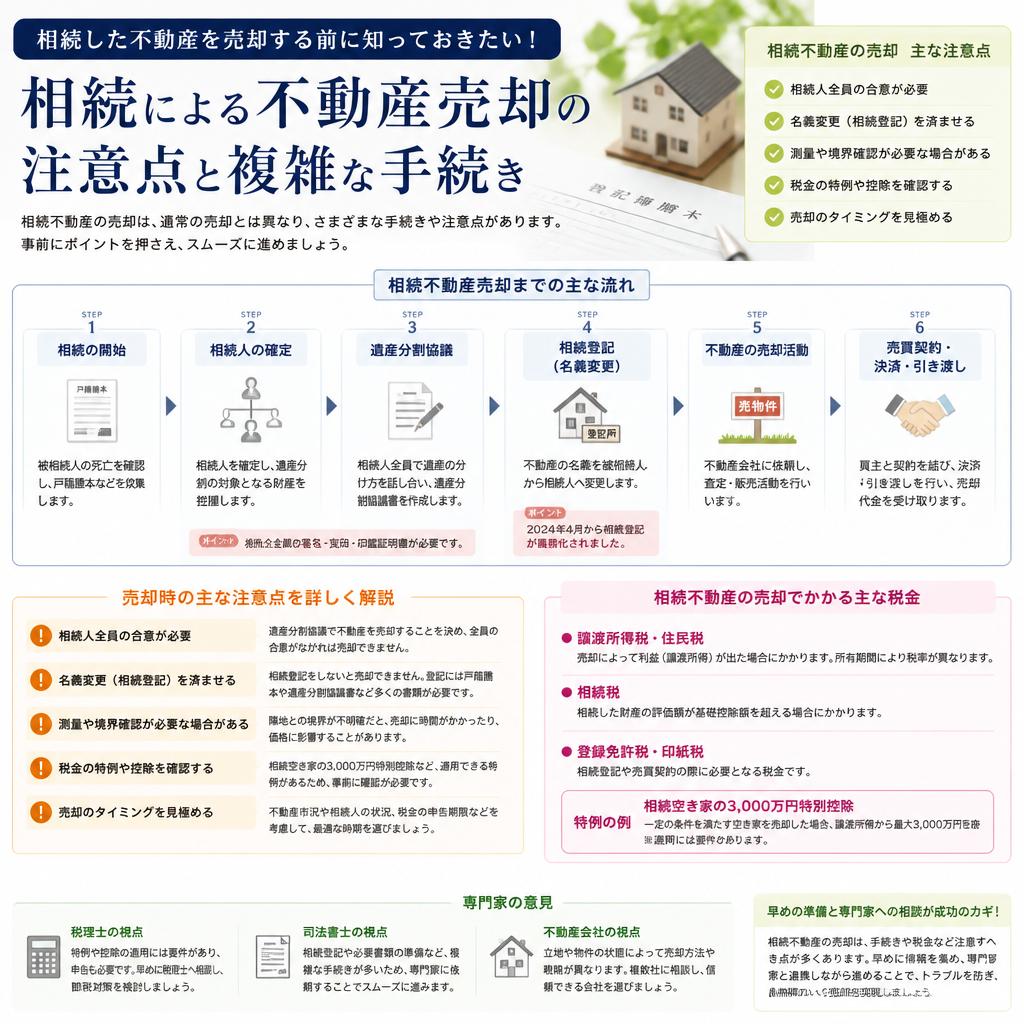 相続問題と不動産売却