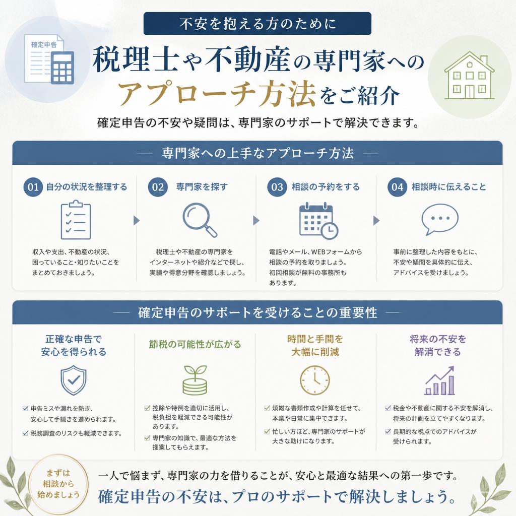 専門家への相談で安心のサポートを