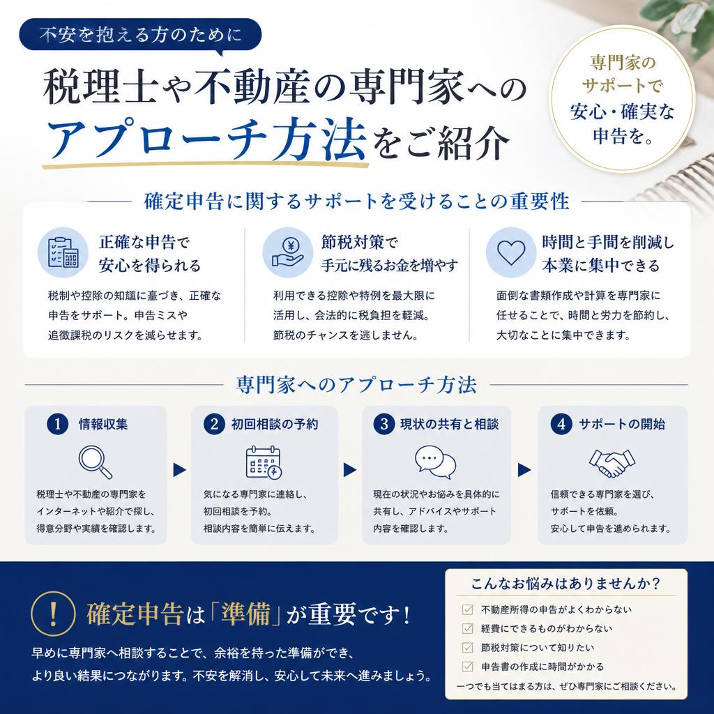 専門家への相談で安心のサポートを