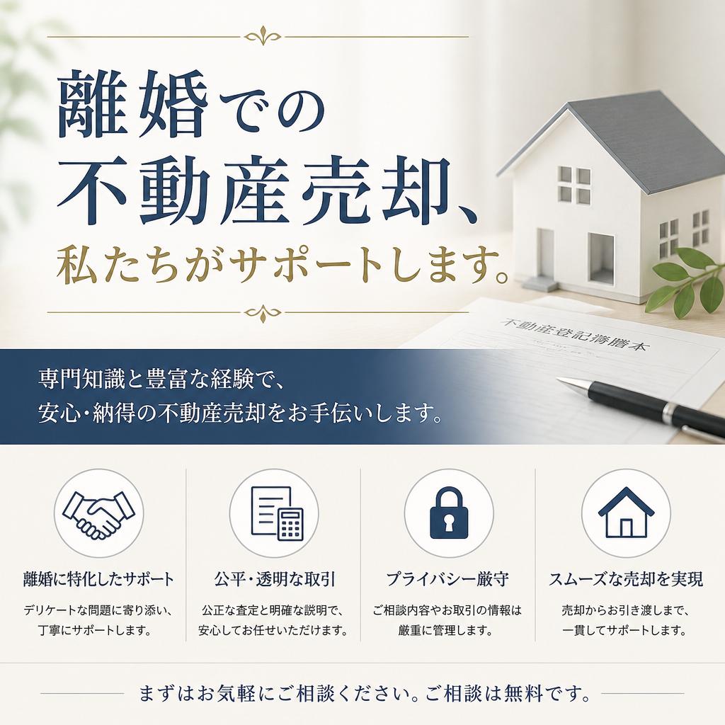 （名古屋離婚）財産分与、不動産売却どうする？