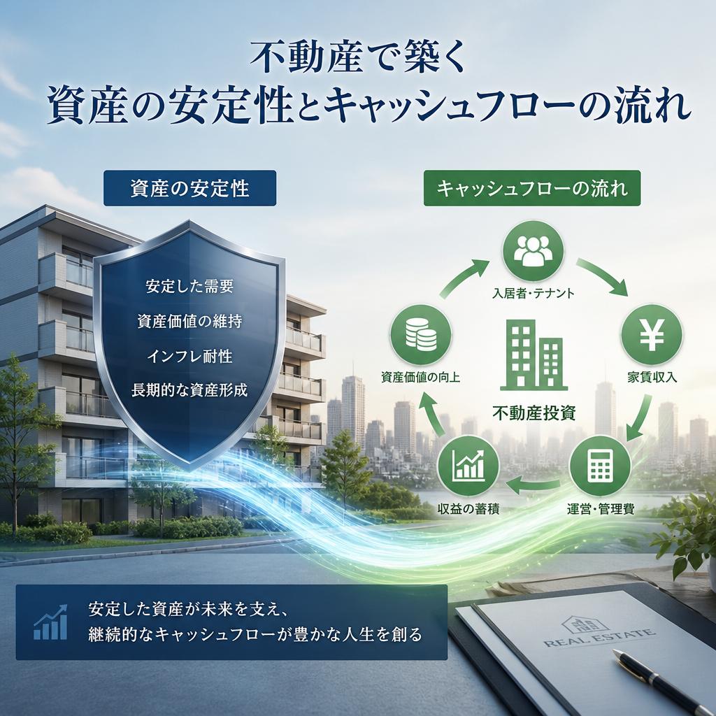 （名古屋の不動産で築く資産）安定性とキャッシュフローの流れ‼