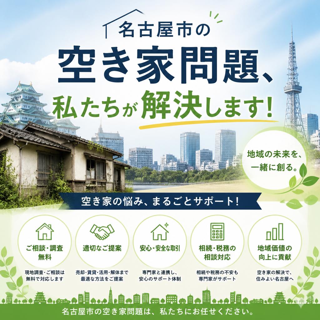 （名古屋市の空き家問題）みんなどうしてる？