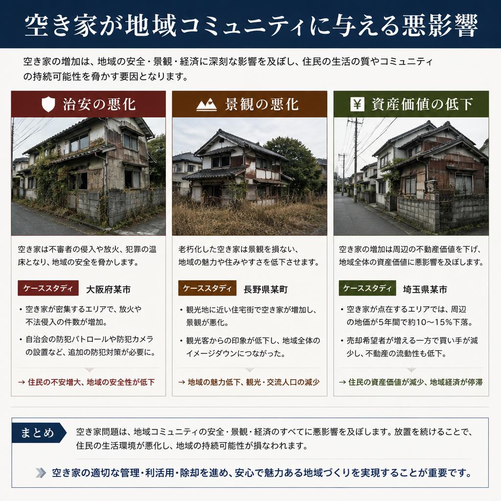 2. 空き家問題がもたらす社会的影響