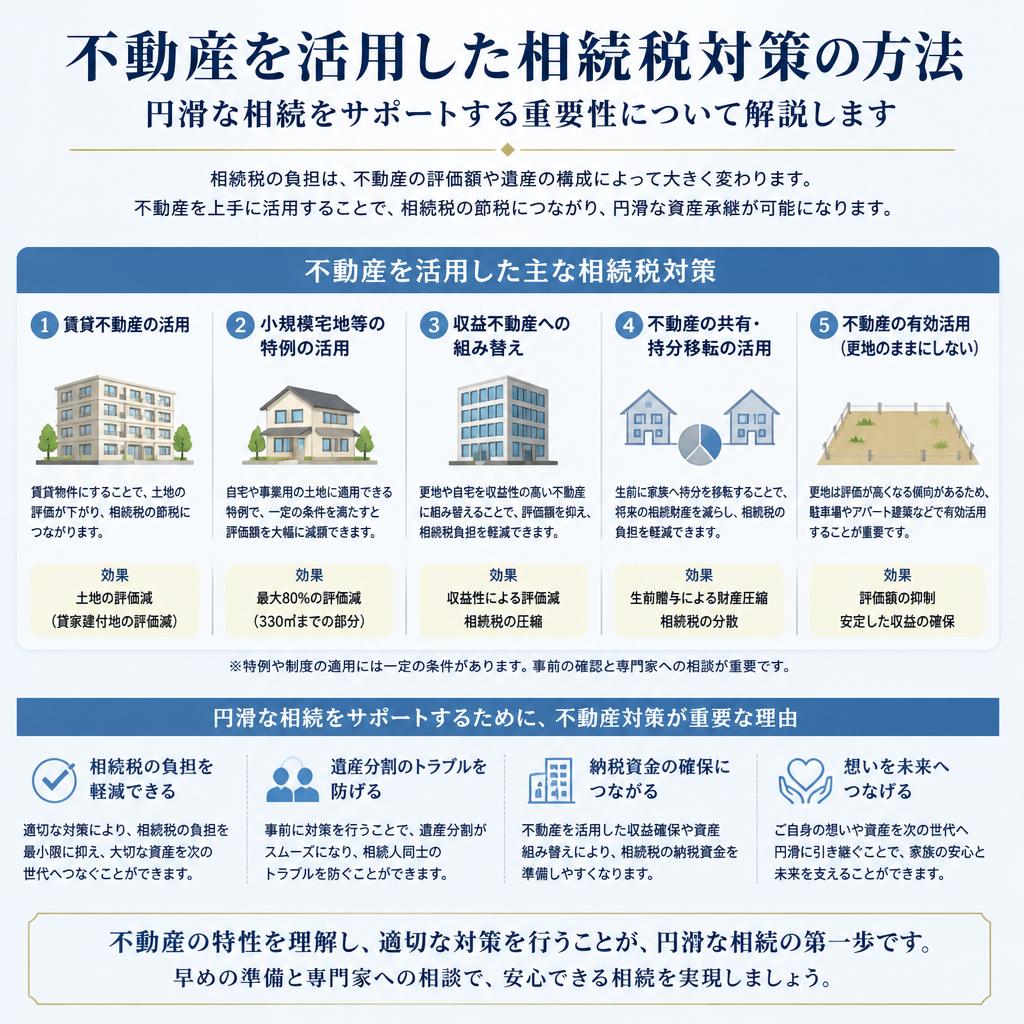 相続税対策と不動産の役割