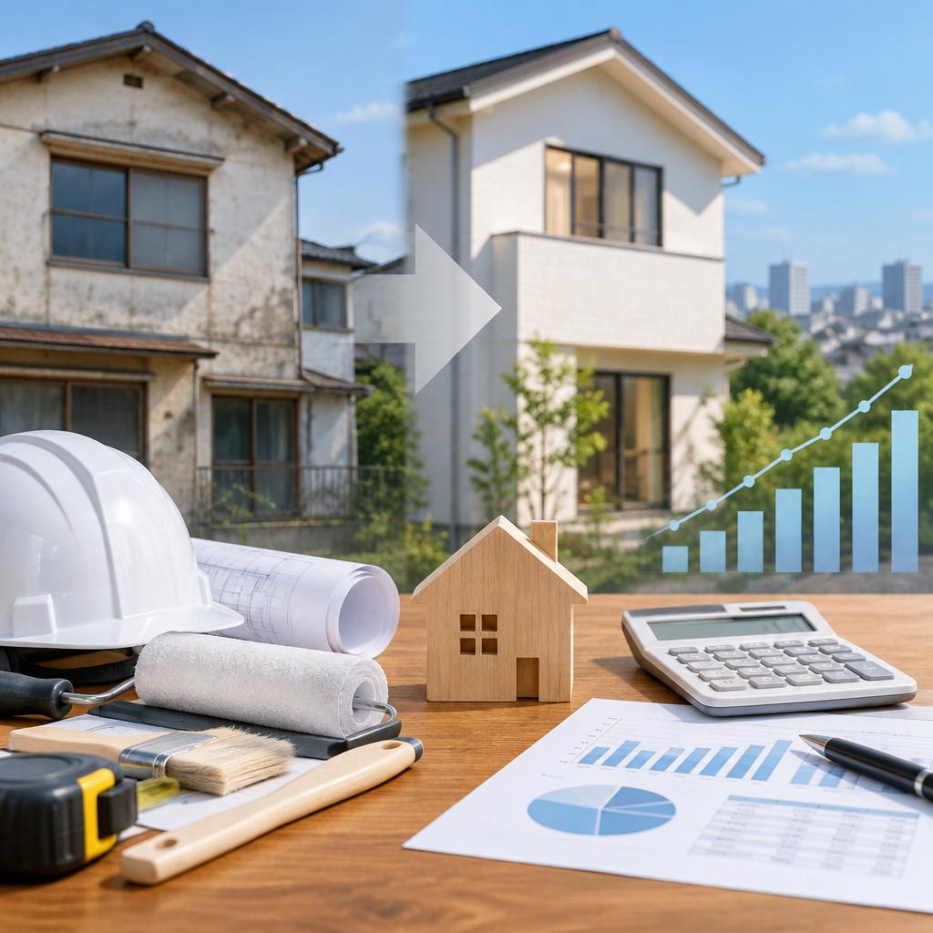 リフォーム前に知っておきたい、売却価格との関係